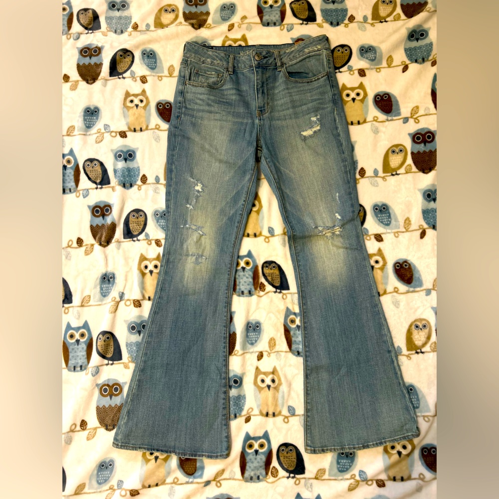 American Eagle Hi Rise Artist Flare.